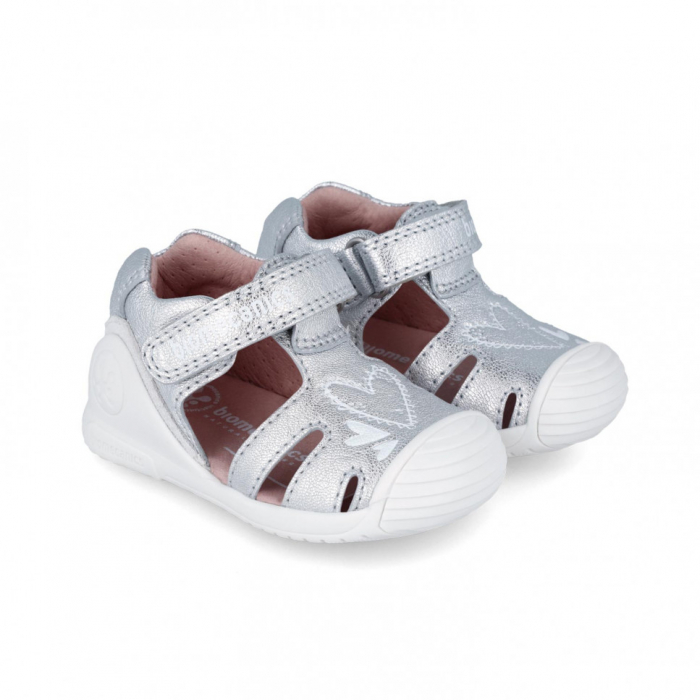 Sandale Copii Primii Pasi Biomecanics 242101-C Plata [4]