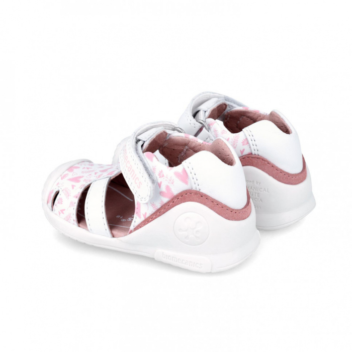 Sandale Copii Primii Pasi Biomecanics 242104-B Blanco [2]