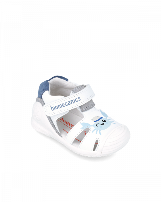 Sandale Copii Primii Pasi Biomecanics 242123-A Blanco [5]