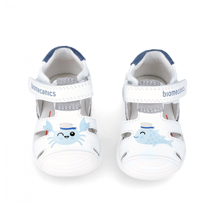 Sandale Copii Primii Pasi Biomecanics 242123-A Blanco [7]