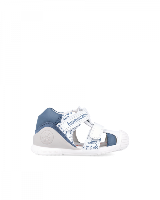 Sandale Copii Primii Pasi Biomecanics 242127-B Blanco [2]