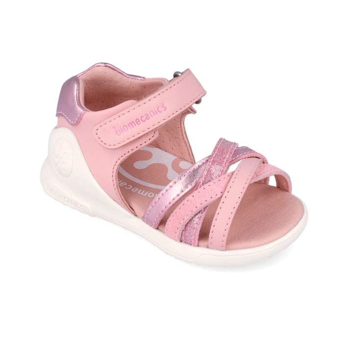 Sandale deschise 262140-A032 din piele naturala, flexibile pentru fete cu inchidere peste degete [3]