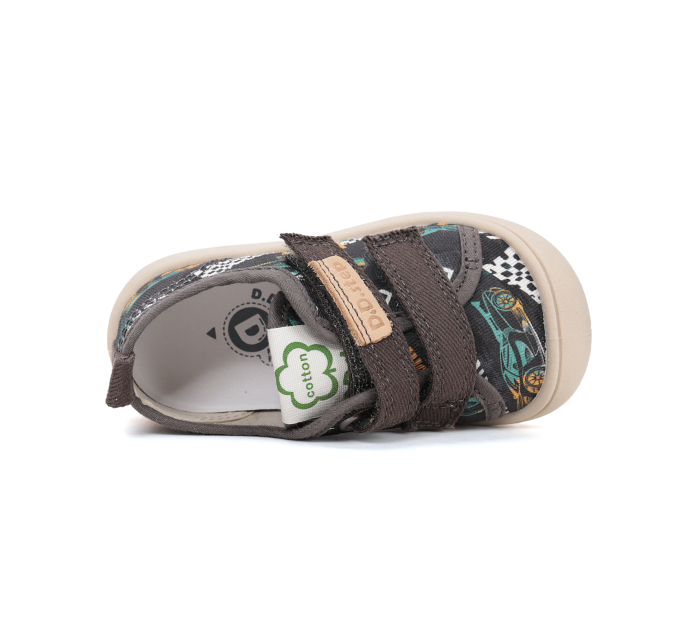 Sandale textile pentru baiat, maro C100-61391  DD Step [4]