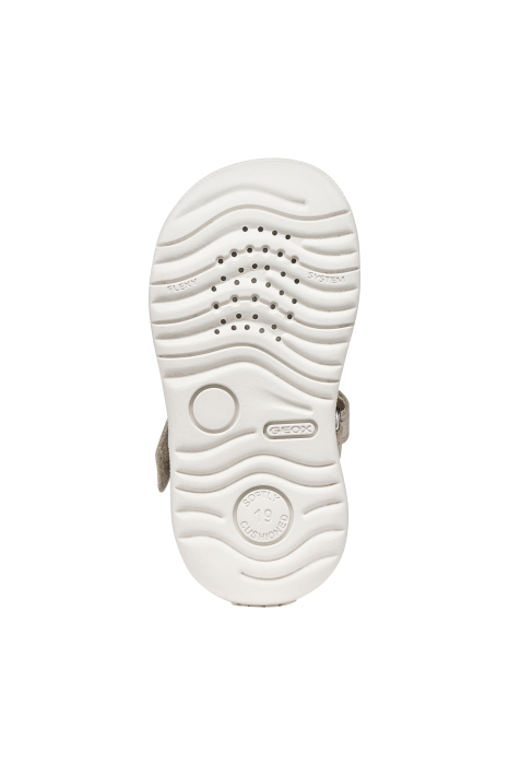 Sandale Geox primii pași piele naturală B Sandal Macchia Gir B654WA 0MAEW C0262  cremz pentru fetițe [8]