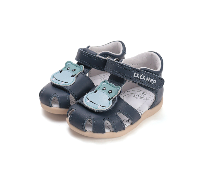 Sandale elegante DD Step  G075-61516A piele naturala, cu inchidere peste degete, flexibile, cu arc plantar [7]
