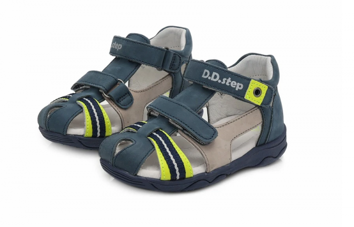 Sandale pentru Baieti de Culoarea Bleumarin, D.D.Step [2]