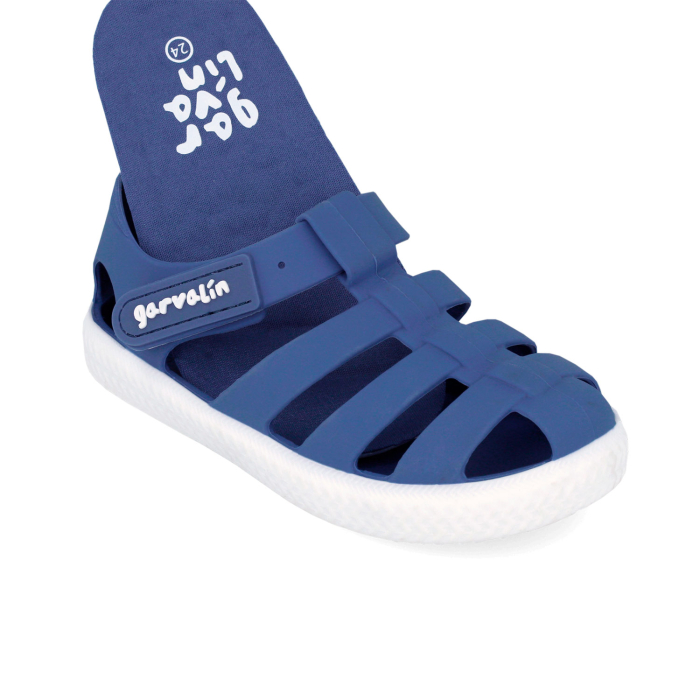 Sandale plaja 262707-A556 Azul Garvalin foarte flexibile pentru calapod lat [5]