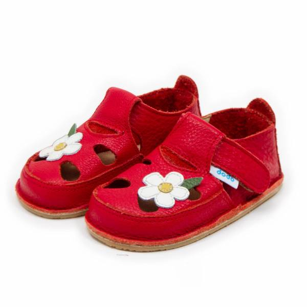 Sandale rosii Wild Flower, Dodo Shoes [2]