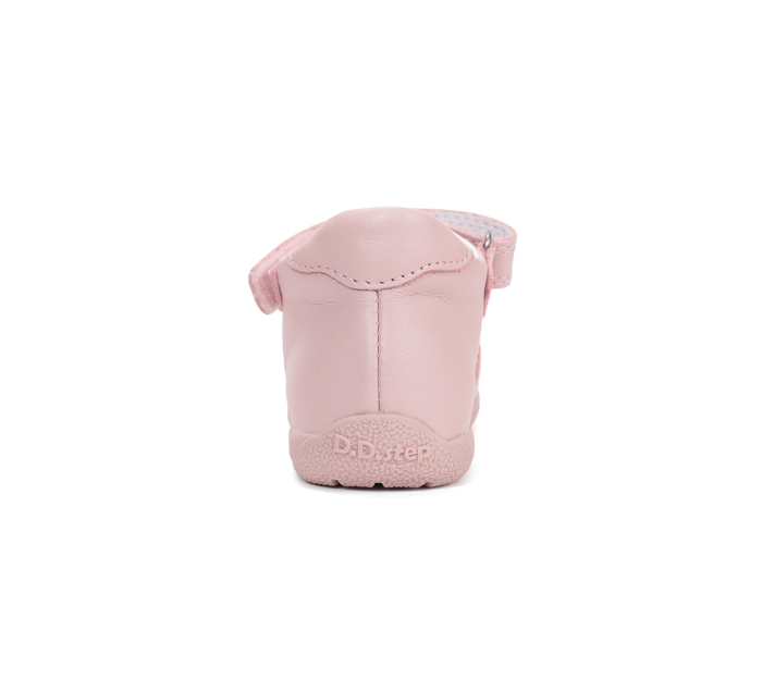 Sandale din piele naturala, flexibile pentru primii pasi prindere in doua barete G111-61348 aramiu pentru fete [3]