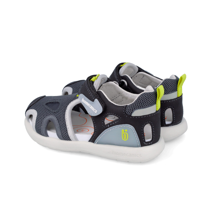 Sandale textile pentru baieti in culoarea bleumarin 262232-B728, inchise [2]