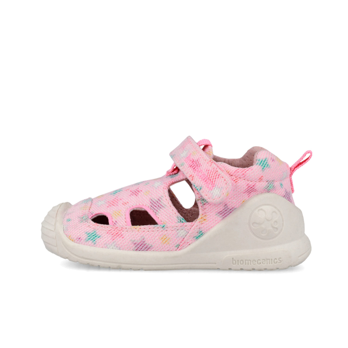 Sandale Textile Biomecanics 262177-A032 cu calcai intarit-pentru calapod late in culoarea fucsia [2]