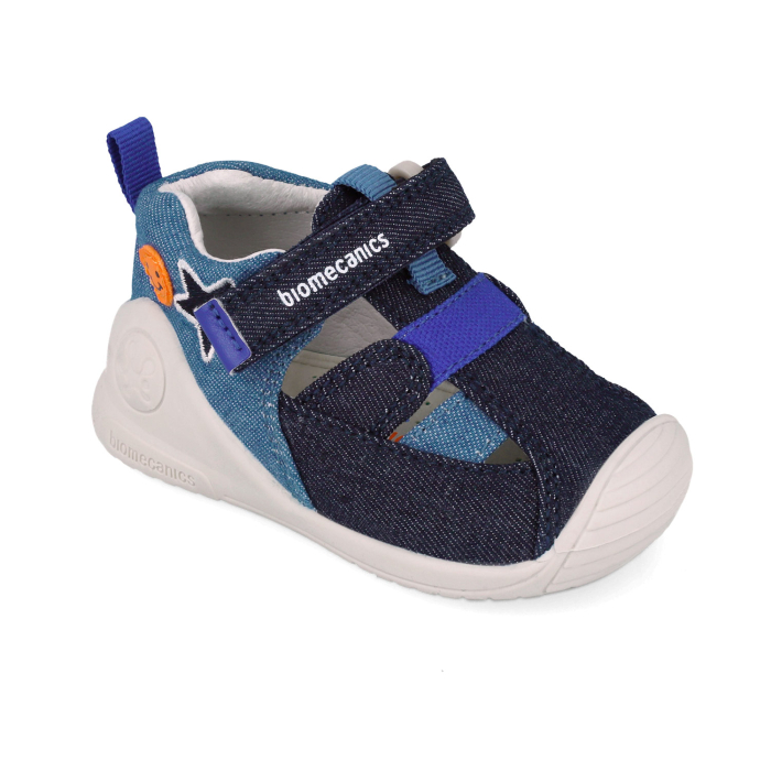 Sandale Textile Biomecanics 252176-A089  pentru baietii de culoare albastru [3]