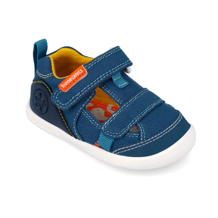 Sandale barefoot textile, inchise, navi foarte flexibile  262191-A556  pentru baieti Biomecanics [3]