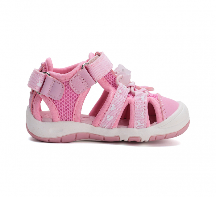 Sandale Textile Pink Flowers, Uscare Rapida Quick Dry, DD Step [3]