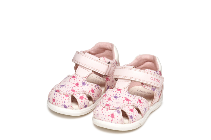 Sandale Geox primii pași Zapito, B556FB 05404 C0811Roz  pentru fetițe [2]