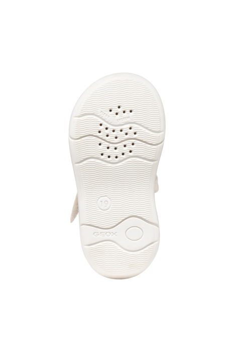 Sandale Geox primii pași Zapito, B556FB 05404 C0270 albe  pentru fetițe [5]