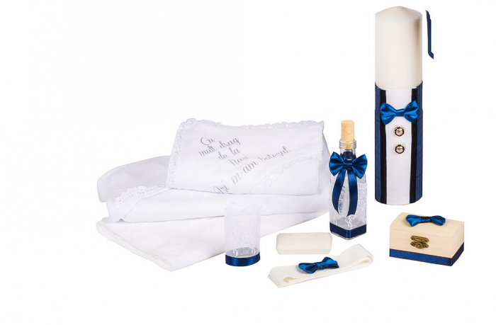 Set botez baieti Black and White [3]