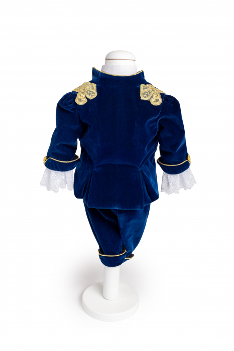 Set botez Micul Prinț, din catifea albastră [3]