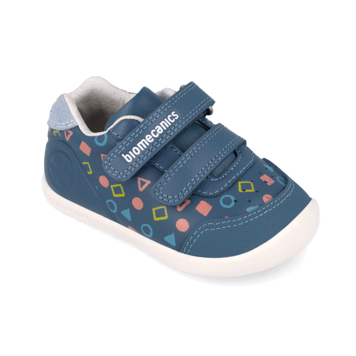 Sneaker Biomecanics Calapod Lat 262166-A556  din piele naturala, pentru baieti in culoarea albastru, Biomecanics Barefoot [3]