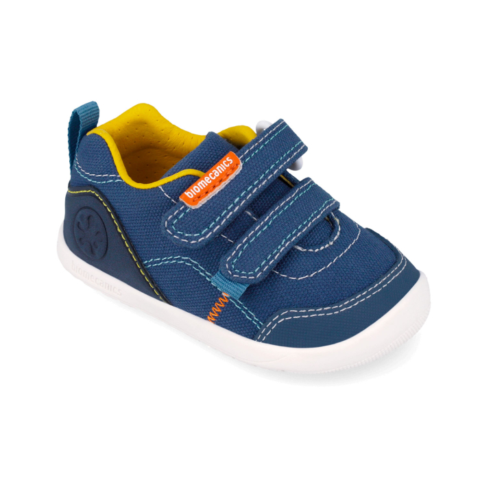 Tenisi foarte usori Biomecanics Barefoot Calapod Lat 262190-A556 in culoarea albastru, textile, jeans pentru baieti Barefoot, Biomecanics [3]