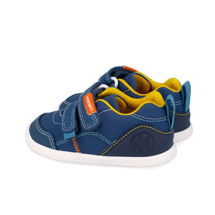 Tenisi foarte usori Biomecanics Barefoot Calapod Lat 262190-A556 in culoarea albastru, textile, jeans pentru baieti Barefoot, Biomecanics [2]