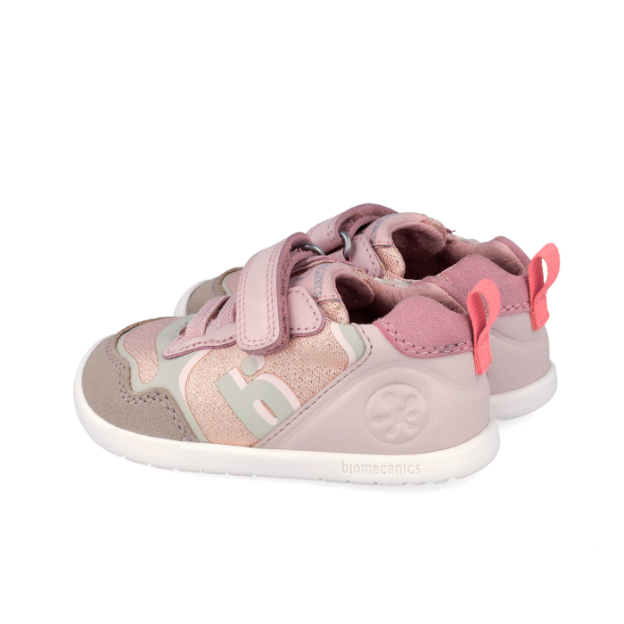 Sneaker Biomecanics Calapod Lat262158-D779 in culoarea roz cu sclipici, pentru fete, Biomecanics [2]