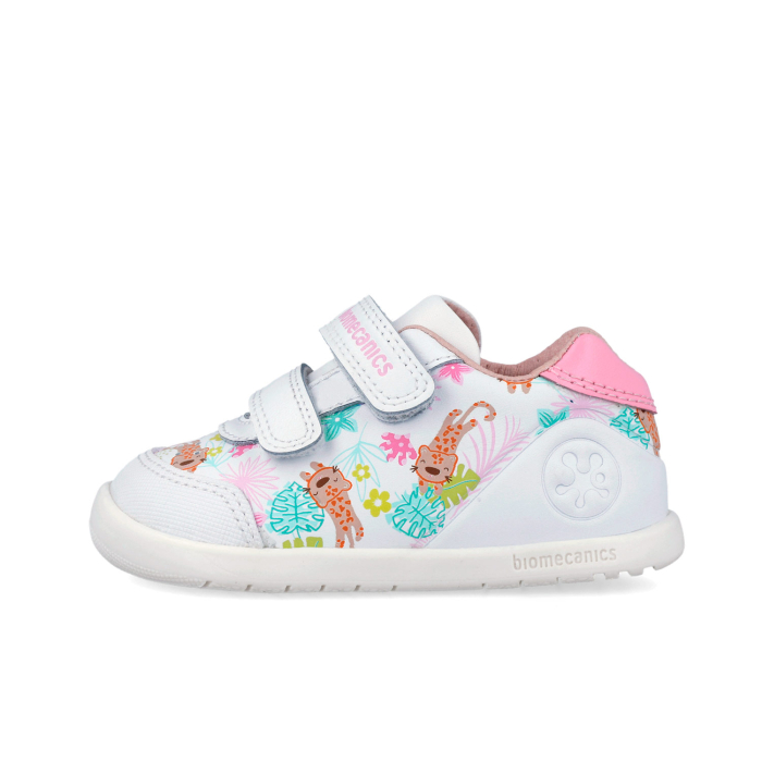 Sneaker Biomecanics Calapod Lat 262156-A050 din piele naturala, pentru fete, in culairea alb,, Biomecanics Barefoot [4]