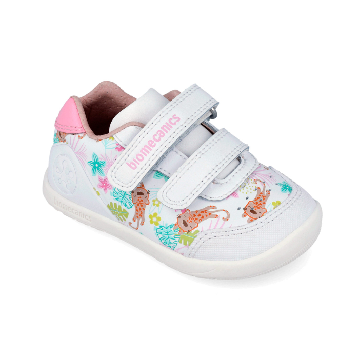 Sneaker Biomecanics Calapod Lat 262156-A050 din piele naturala, pentru fete, in culairea alb,, Biomecanics Barefoot [3]