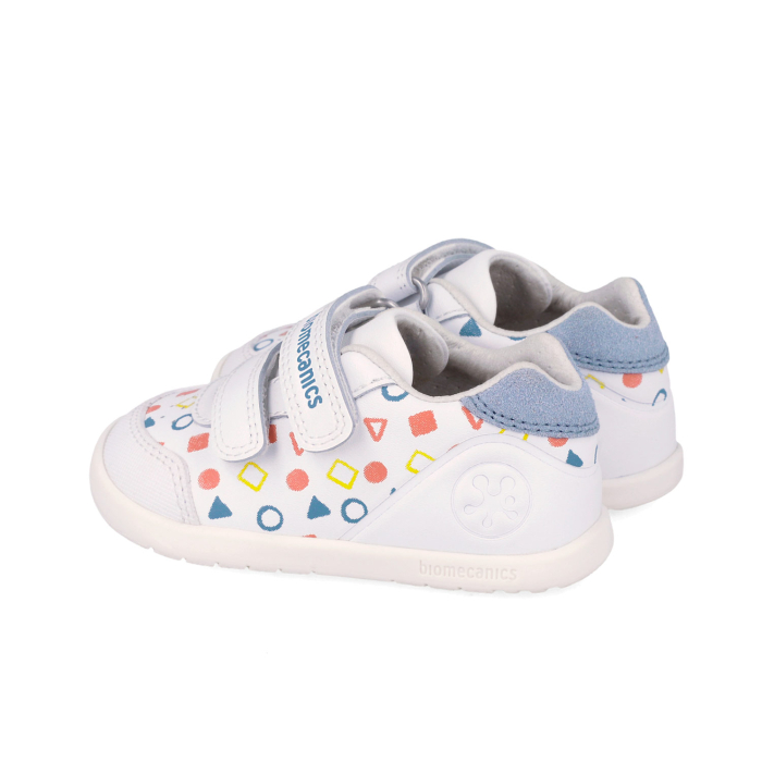 Sneaker Biomecanics Calapod Lat 262166-B050 din piele naturala, pentru baieti in culoarea alb, Biomecanics Barefoot [2]