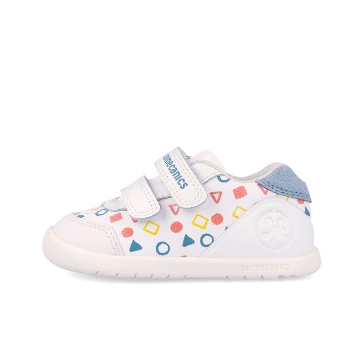 Sneaker Biomecanics Calapod Lat 262166-B050 din piele naturala, pentru baieti in culoarea alb, Biomecanics Barefoot [4]