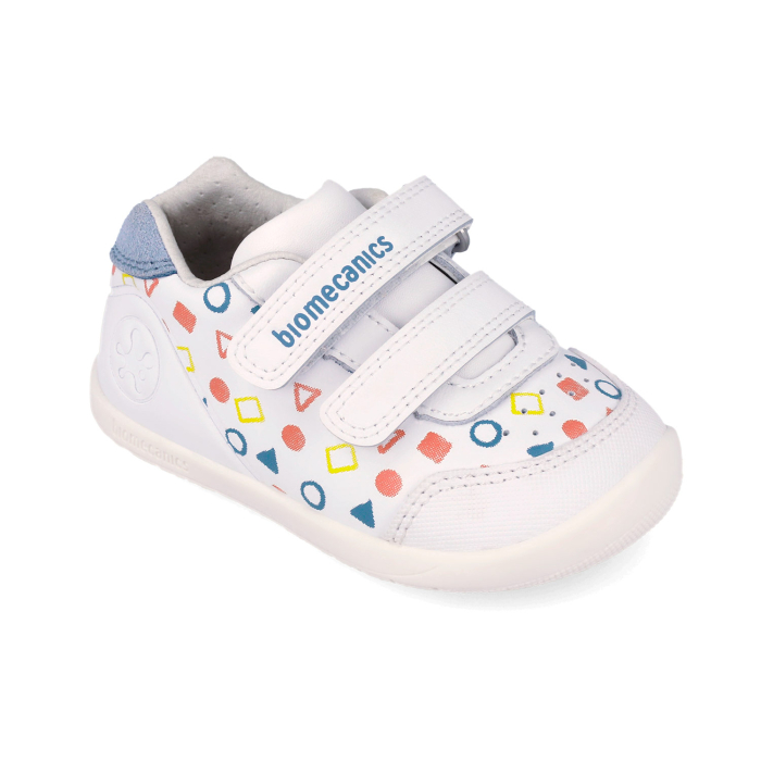 Sneaker Biomecanics Calapod Lat 262166-B050 din piele naturala, pentru baieti in culoarea alb, Biomecanics Barefoot [3]