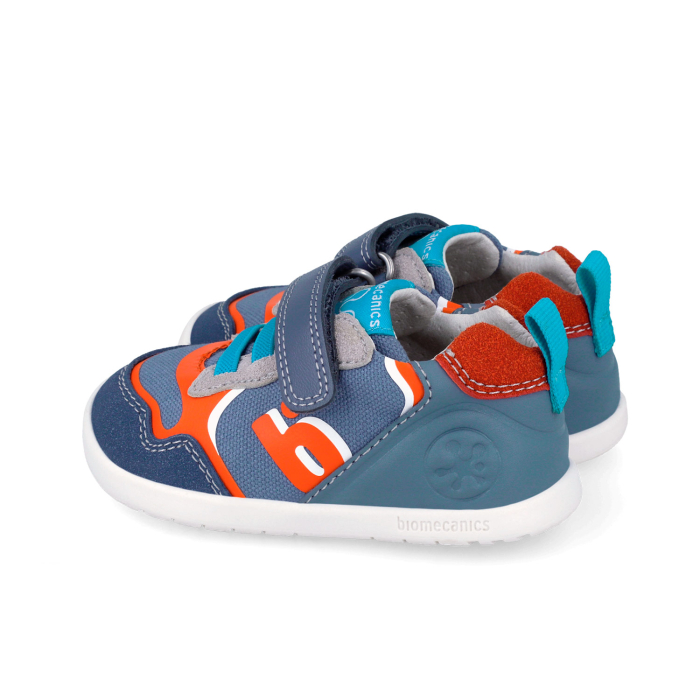 Sneaker Biomecanics Calapod Lat 262158-A556 in culoarea albastre, textile, jeans pentru baieti Barefoot, Biomecanics [2]