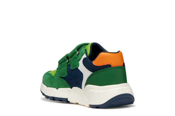 Sneaker Flexyper  B566GD 054FU C0587 pentru baietii, Green Geox [5]