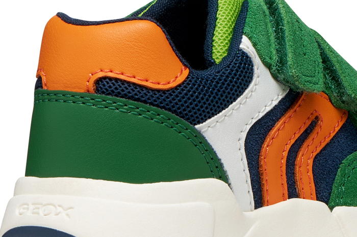 Sneaker Flexyper  B566GD 054FU C0587 pentru baietii, Green Geox [9]