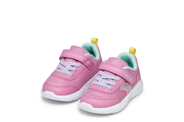 Sneakers de fete roz  B454TD 01454 CE83B Geox [2]