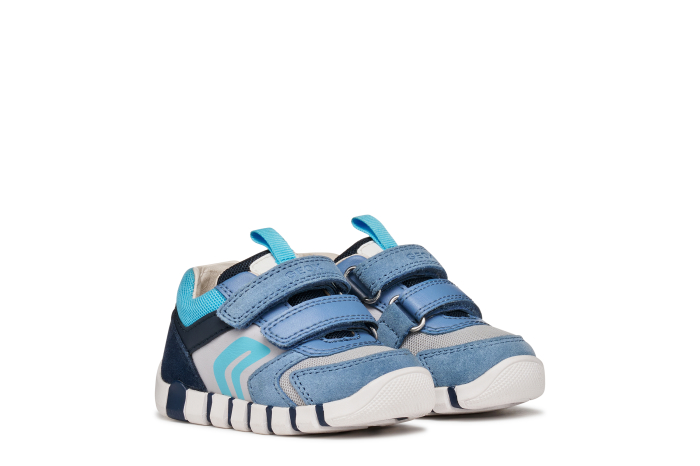 Sneakers Geox B Iupidoo B B3555D 02214 C4S1L albastrii pentru baietii [4]