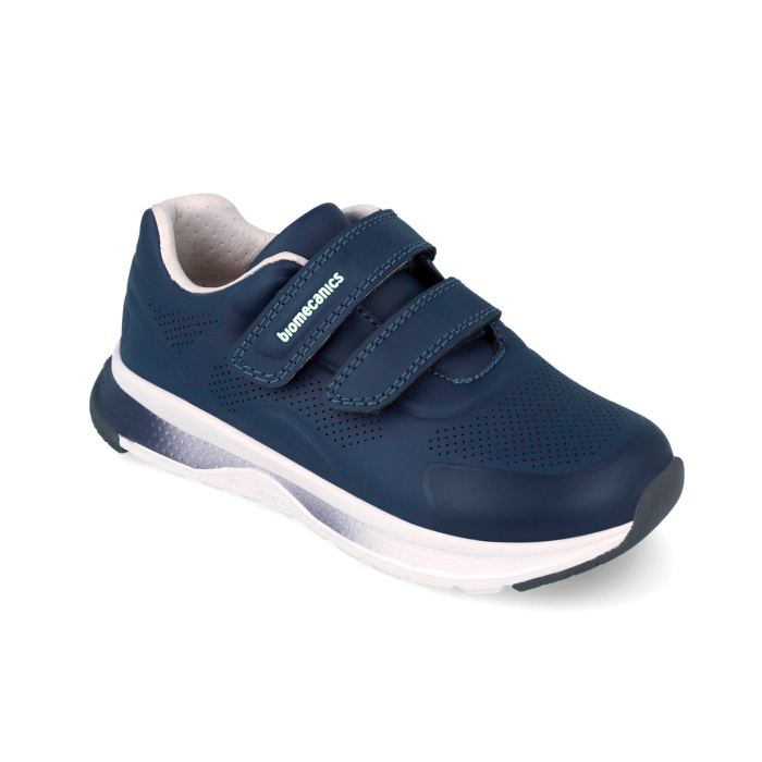 Sneakers Biomecanics 262250-A008, flexilili din piele ecologica, baieti in culoarea bleumarin [3]