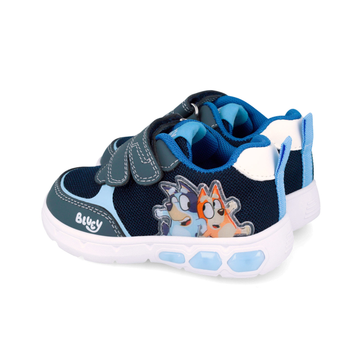 Adidasi textili bleumarin pentru baieti cu luminite si Bluey. 262860-A008 Garvalin [2]
