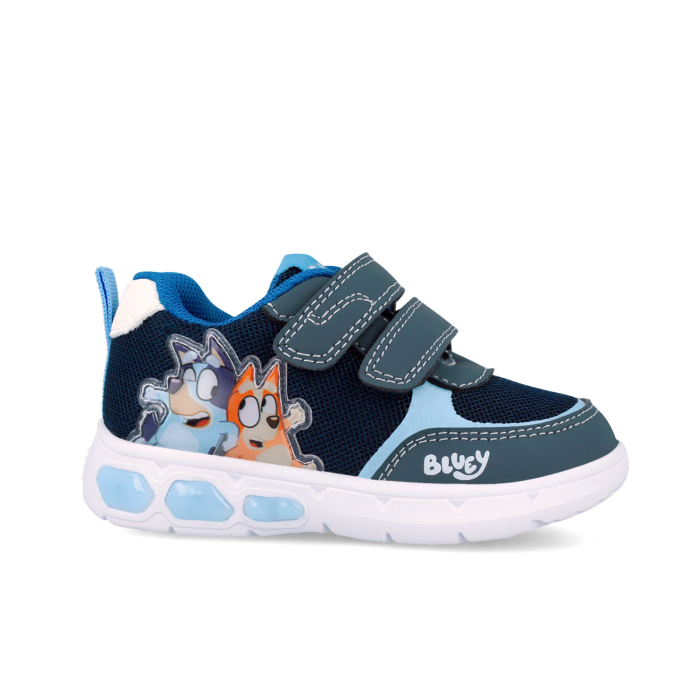 Adidasi textili bleumarin pentru baieti cu luminite si Bluey. 262860-A008 Garvalin [2]