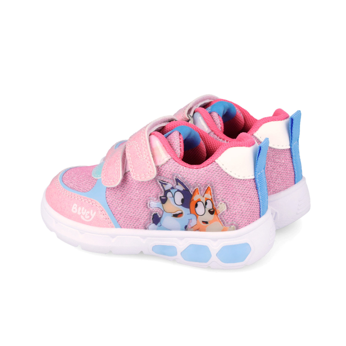 Adidasi textili bleumarin pentru fete cu luminite si Bluey. 262860-B032 Garvalin [4]