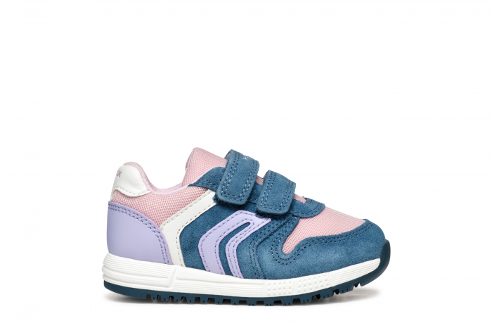 Sneakers Geox Alben B453ZA 02214, Avio/Pink [1]