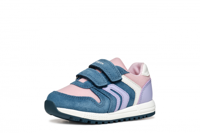 Sneakers Geox Alben B453ZA 02214, Avio/Pink [3]