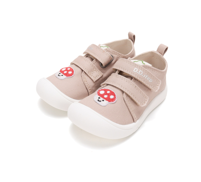 Pantofi barefoot pentru gradinita textili D.D.Step roz pal pentru fete C100-62422D [3]