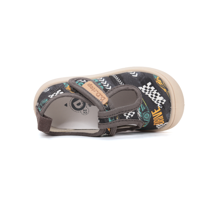 Sandale textile pentru baiat, bej C100-61135  DD Step [4]