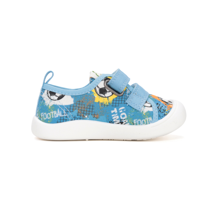 Tenisi textili pentru baiat, albastrii C100-61415A DD Step [6]