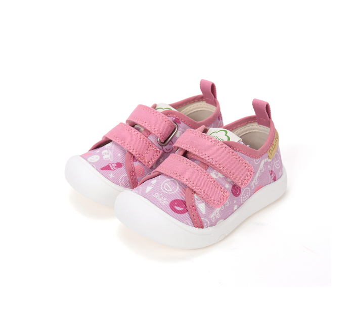 Tenisi textili pentru fete, roz C100-61432 DD Step [6]