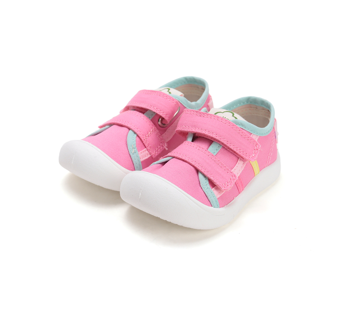 Tenisi textili pentru fete, roz C100-61143F DD Step [6]