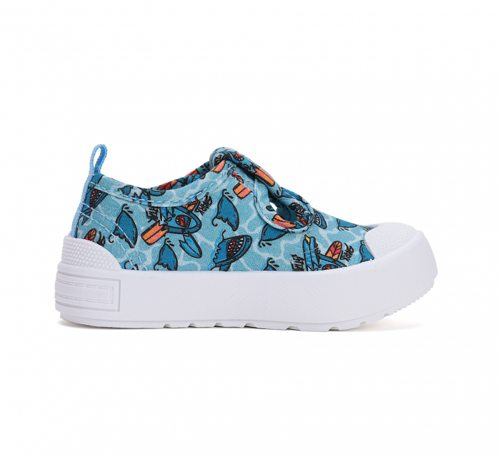 Sanadale Hidrofobe din Bumbac, Blue Sharks, DD step [5]