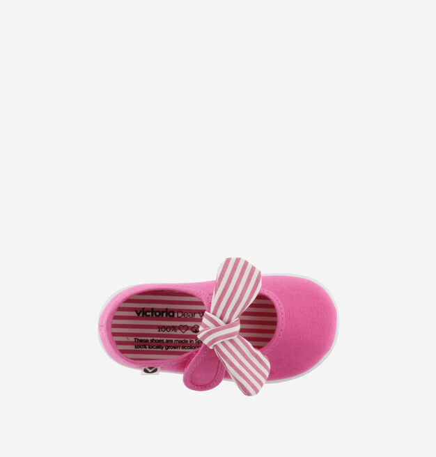 Balerini roz Velcro, Victoria Calzados [1]