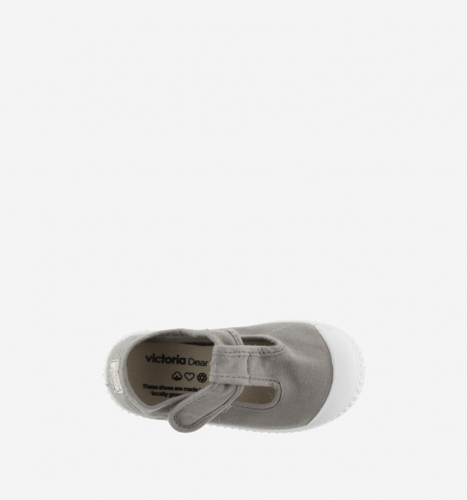 Balerini GRIS slip-on, Victoria Calzados [3]